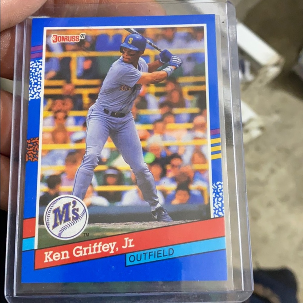 1990 Leaf ken Griffey jr #77 mint